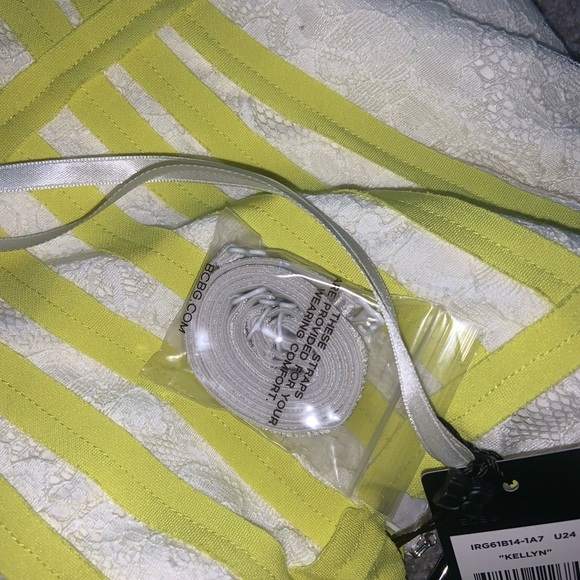 BCBGMAXAZRIA Strapless Lace Detailed Dress - Picture 14 of 14